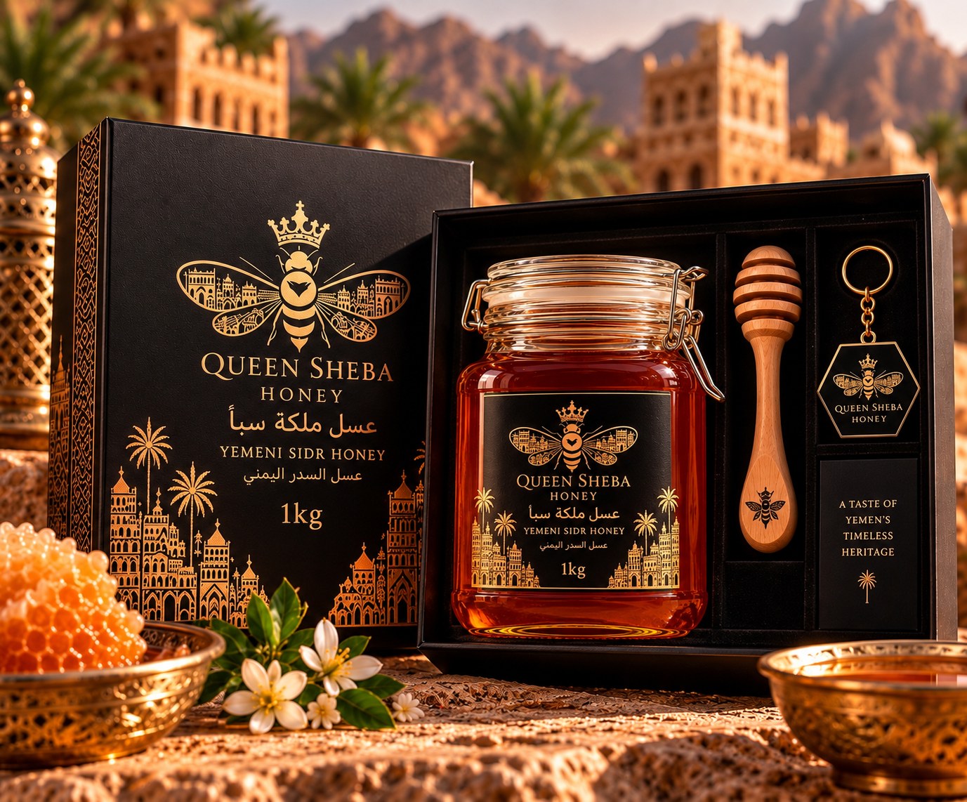 Queen Sheba Premium Gift Edition 1kg in presentation box